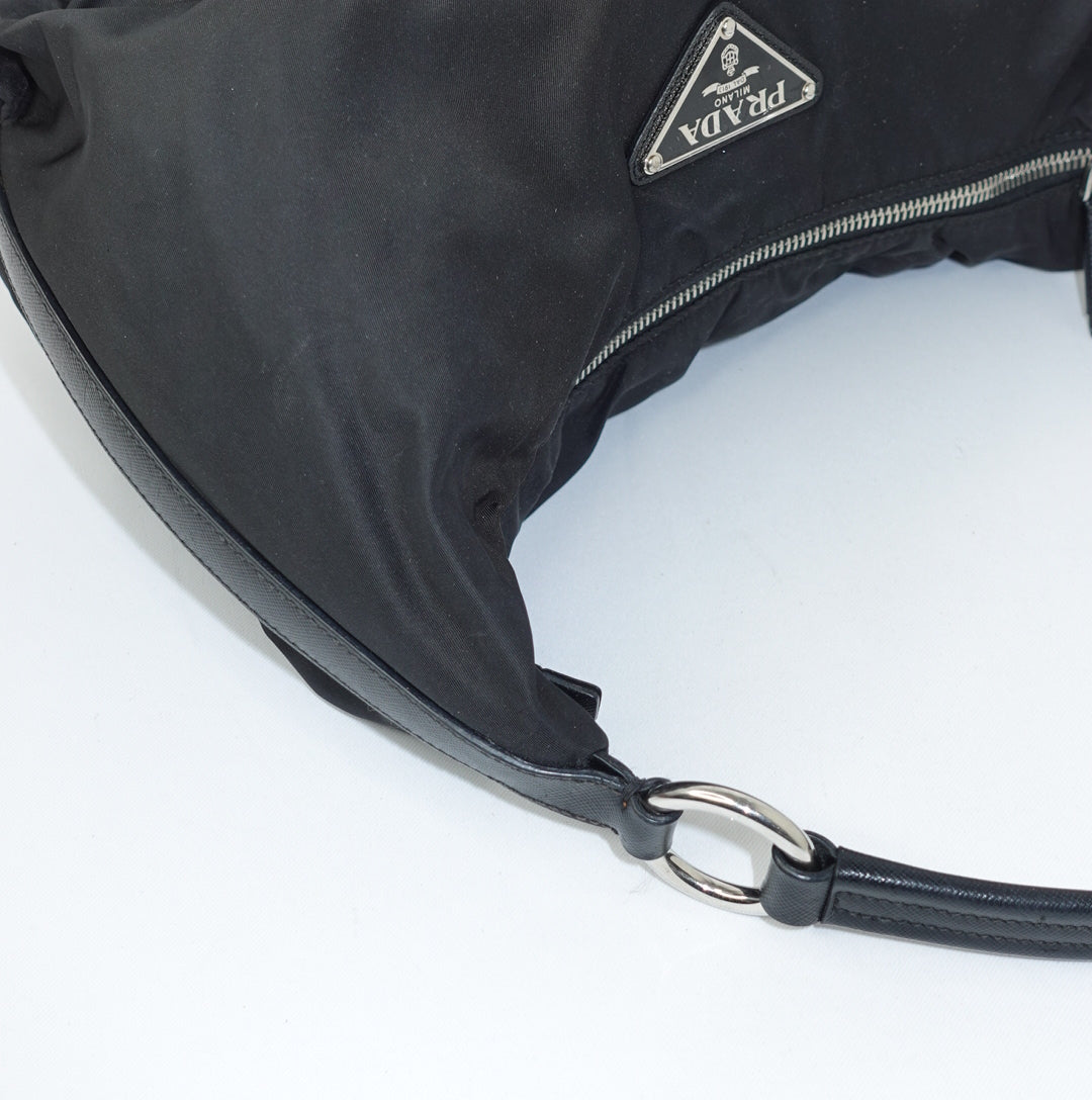 Prada Nylon Half Moon Bag