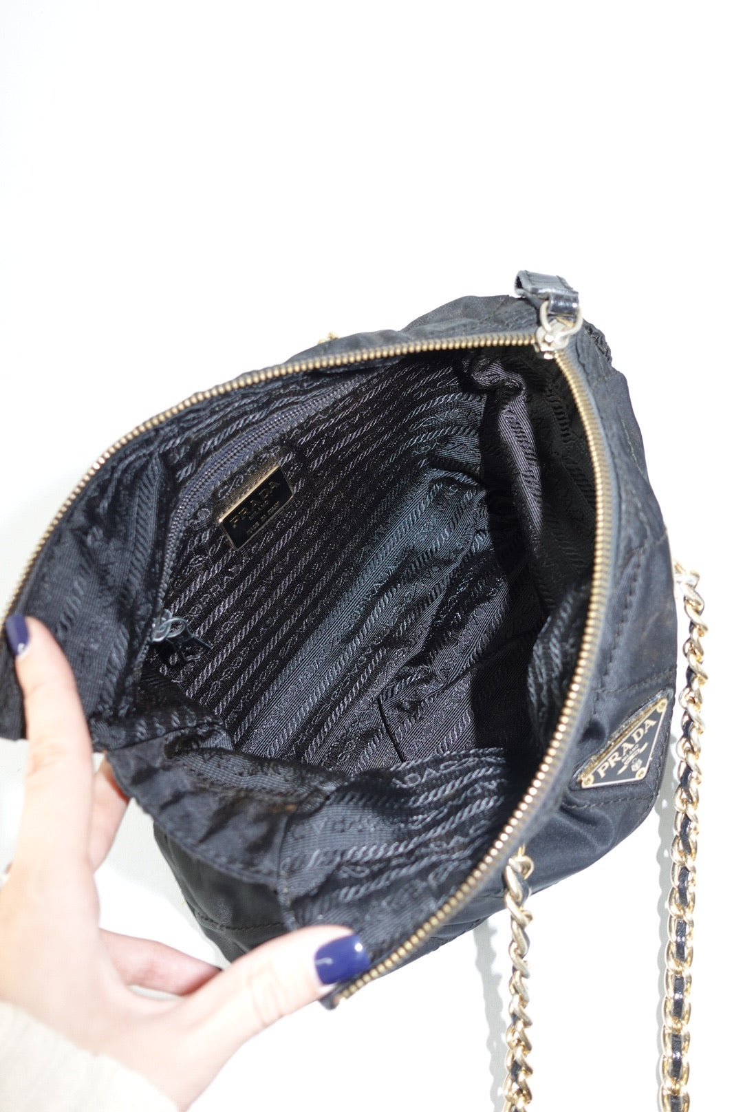 Prada Vintage Black Nylon Bag – 1986 First Edition