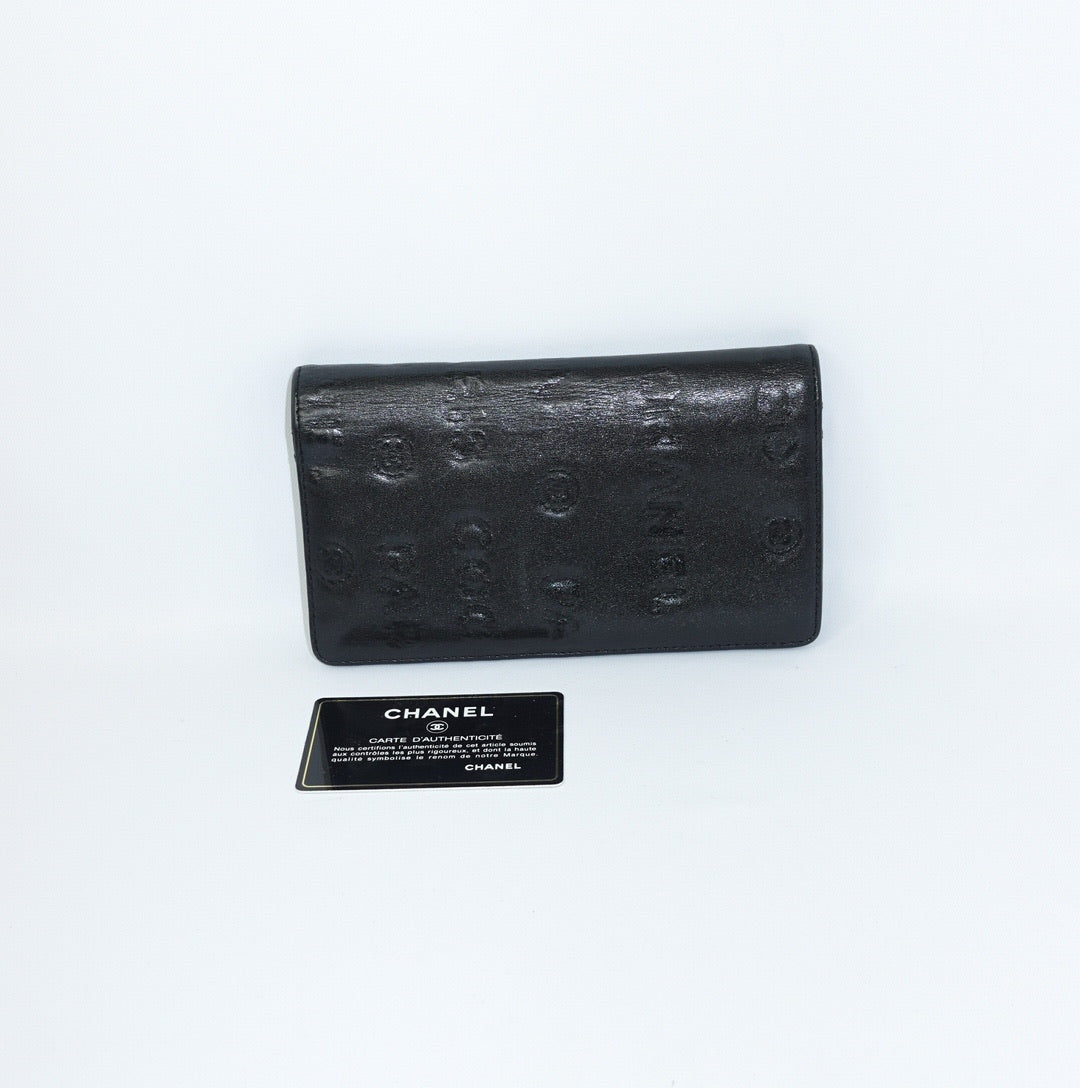 Chanel Black Leather Wallet