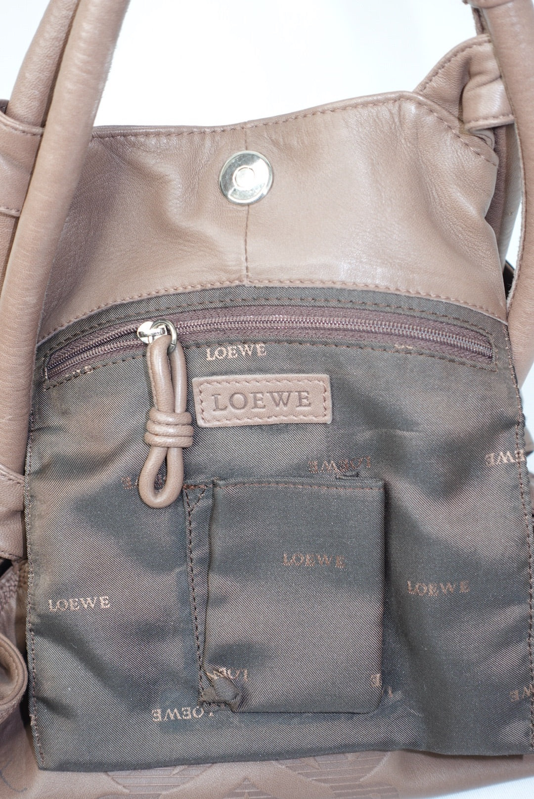 Loewe Vintage Shoulder Bag Taupe