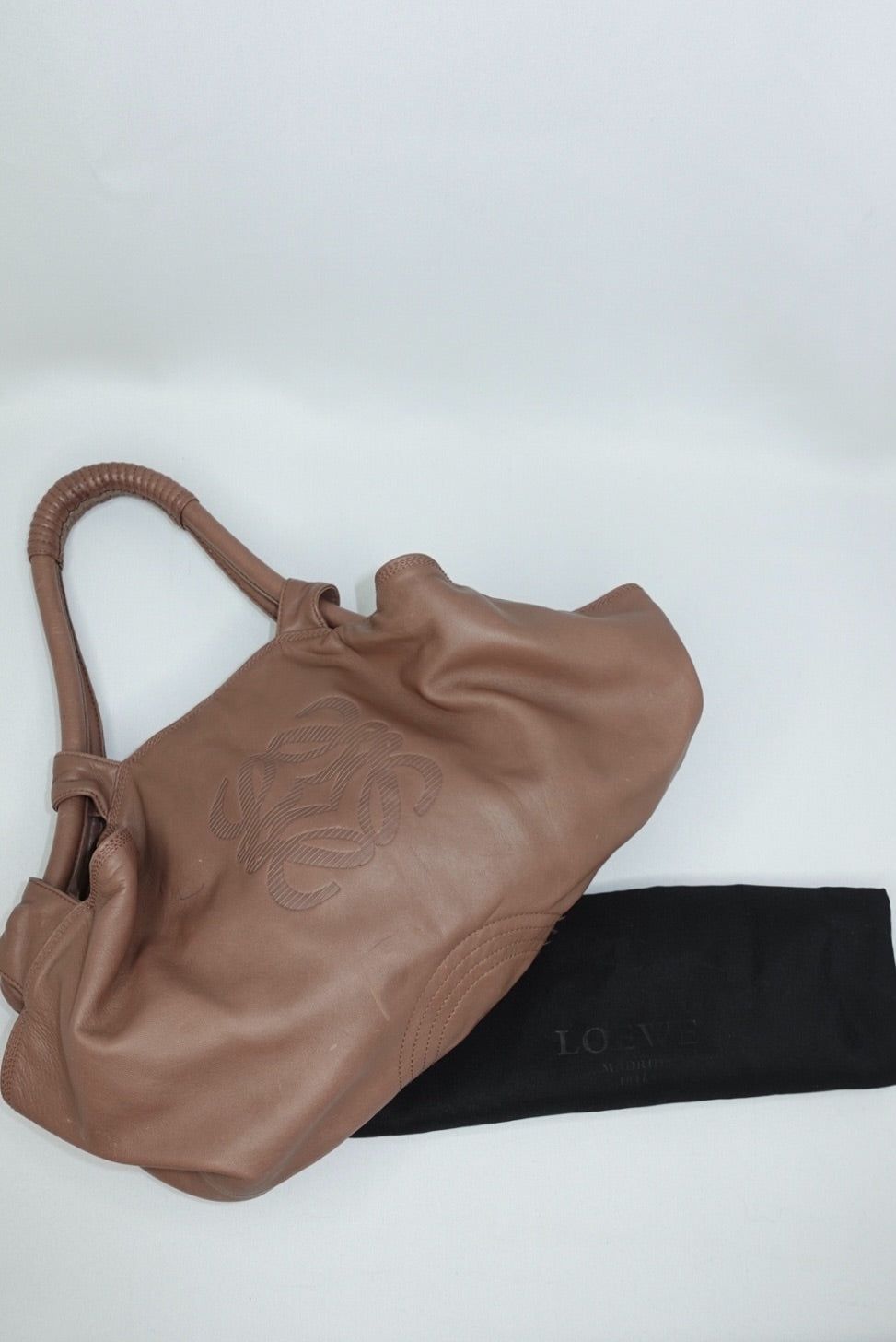 Loewe Vintage Shoulder Bag Taupe