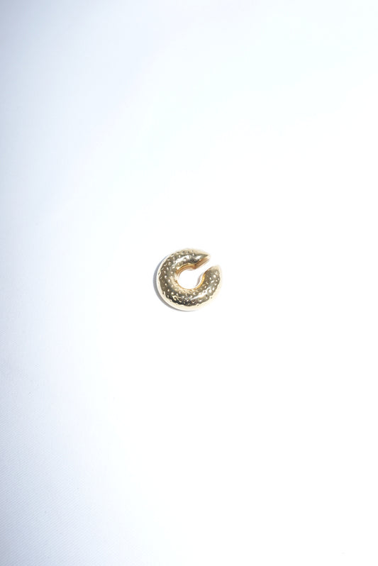 Gold Toned Ear Cuff in Stainless Steel