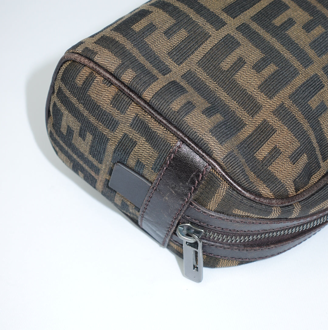 Fendi Bassotto Zucca Brown Bag