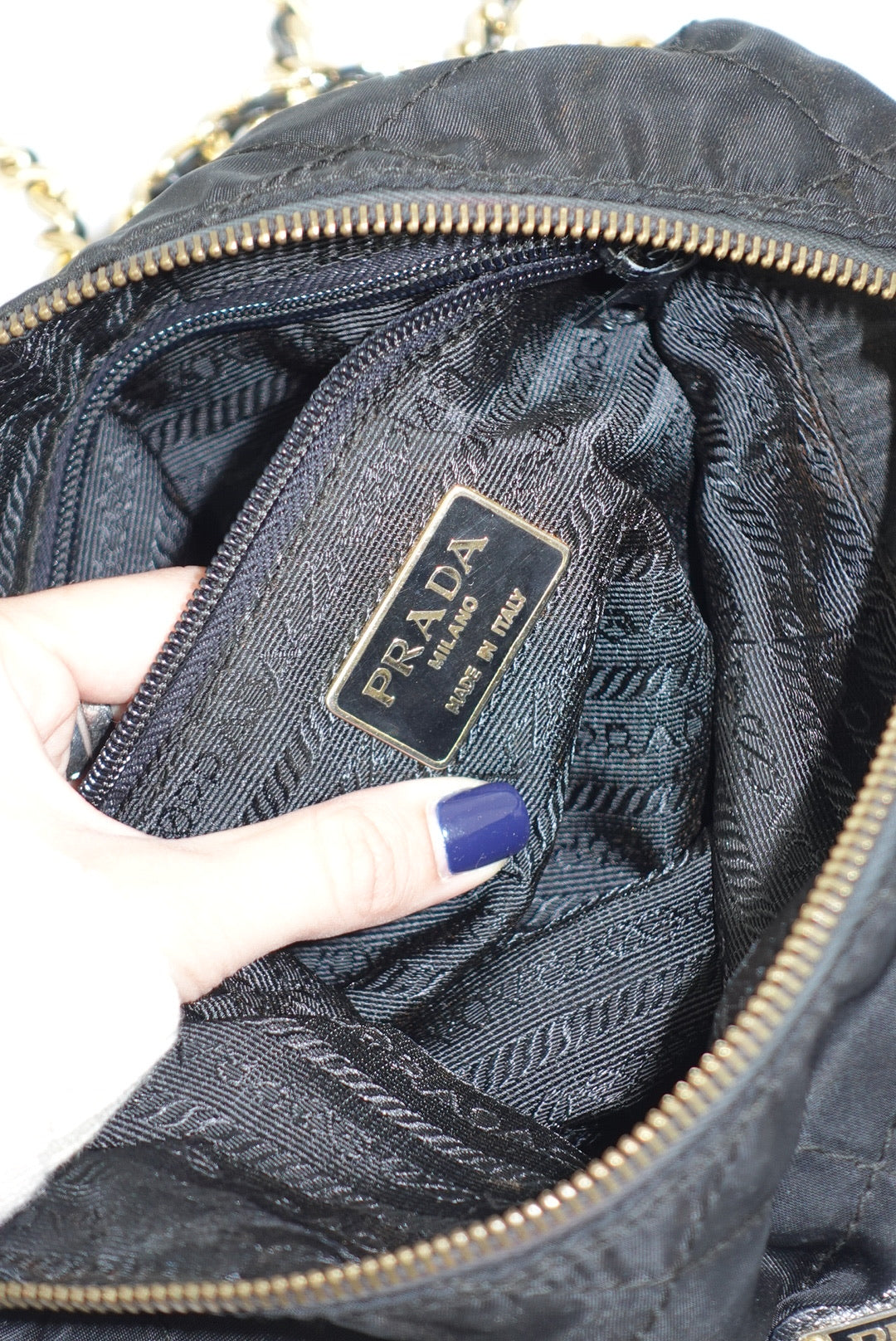 Prada Vintage Black Nylon Bag – 1986 First Edition