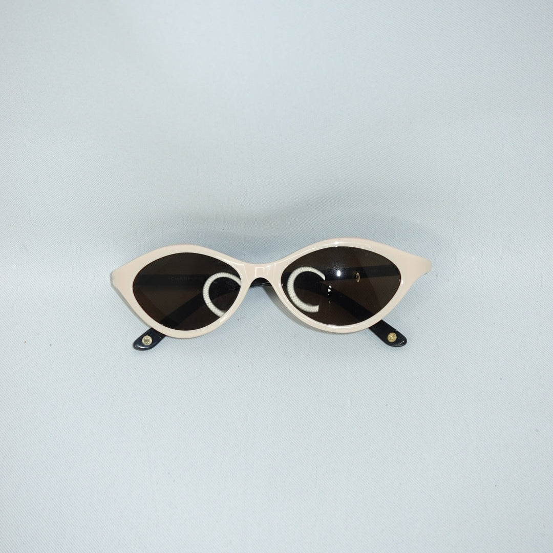 Chanel Black & White Sunglasses