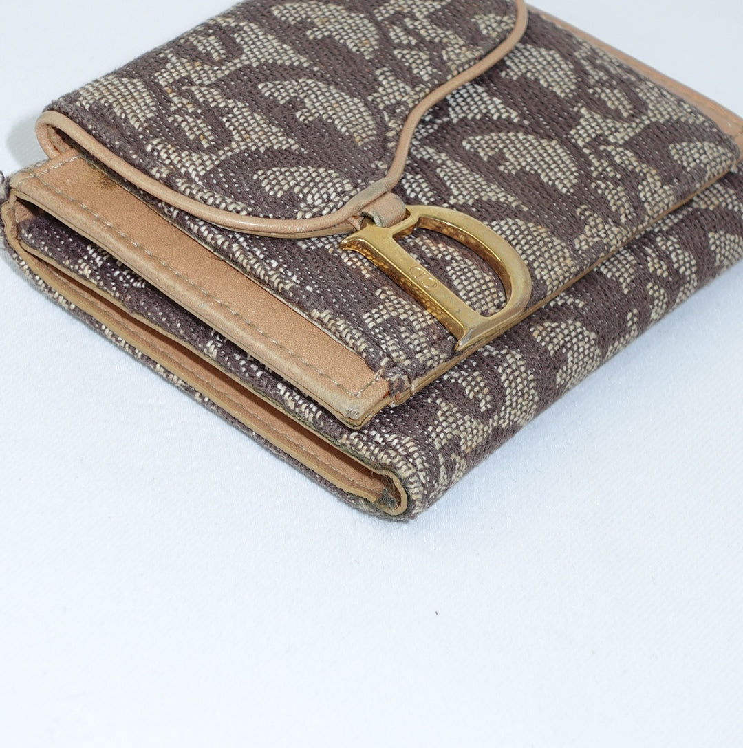 Dior Brown Monogram Wallet
