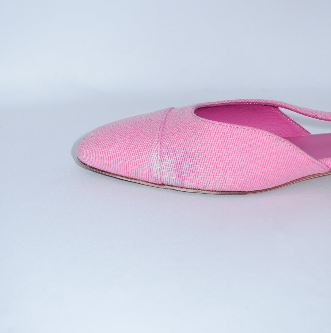 Chanel Pink Slingbacks