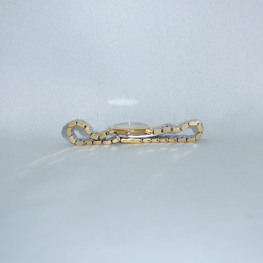 Omega De Ville Round Small Gold & Silver Watch