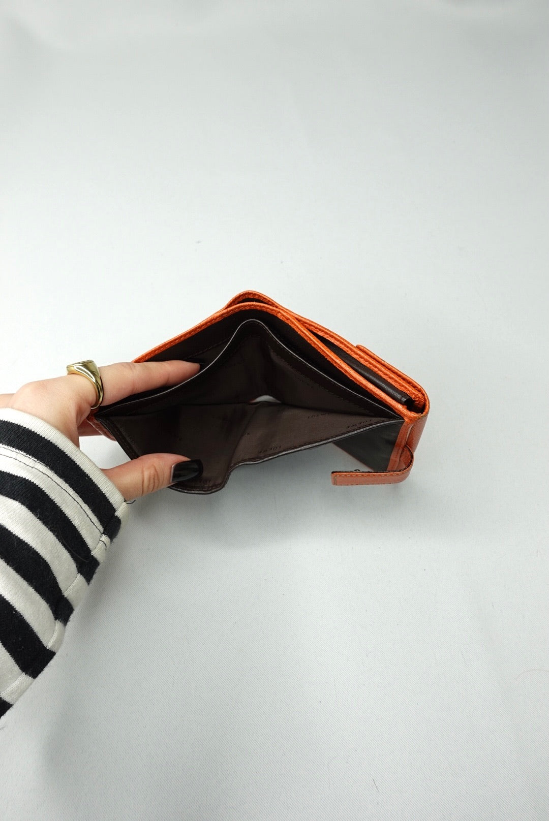 Loewe Orange Vintage Double Side Wallet