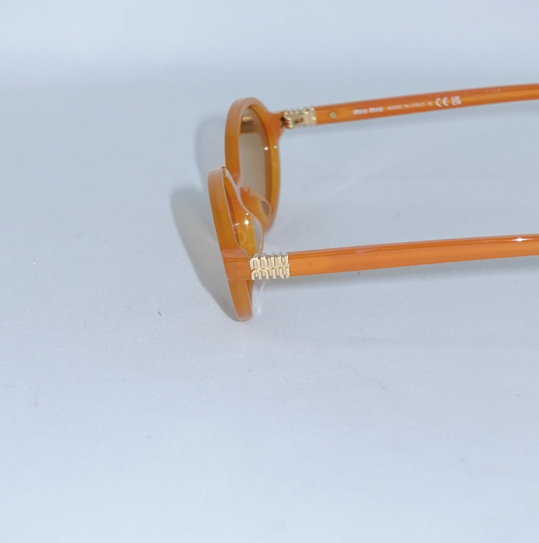 Miu Miu Orange Regard Sunglasses