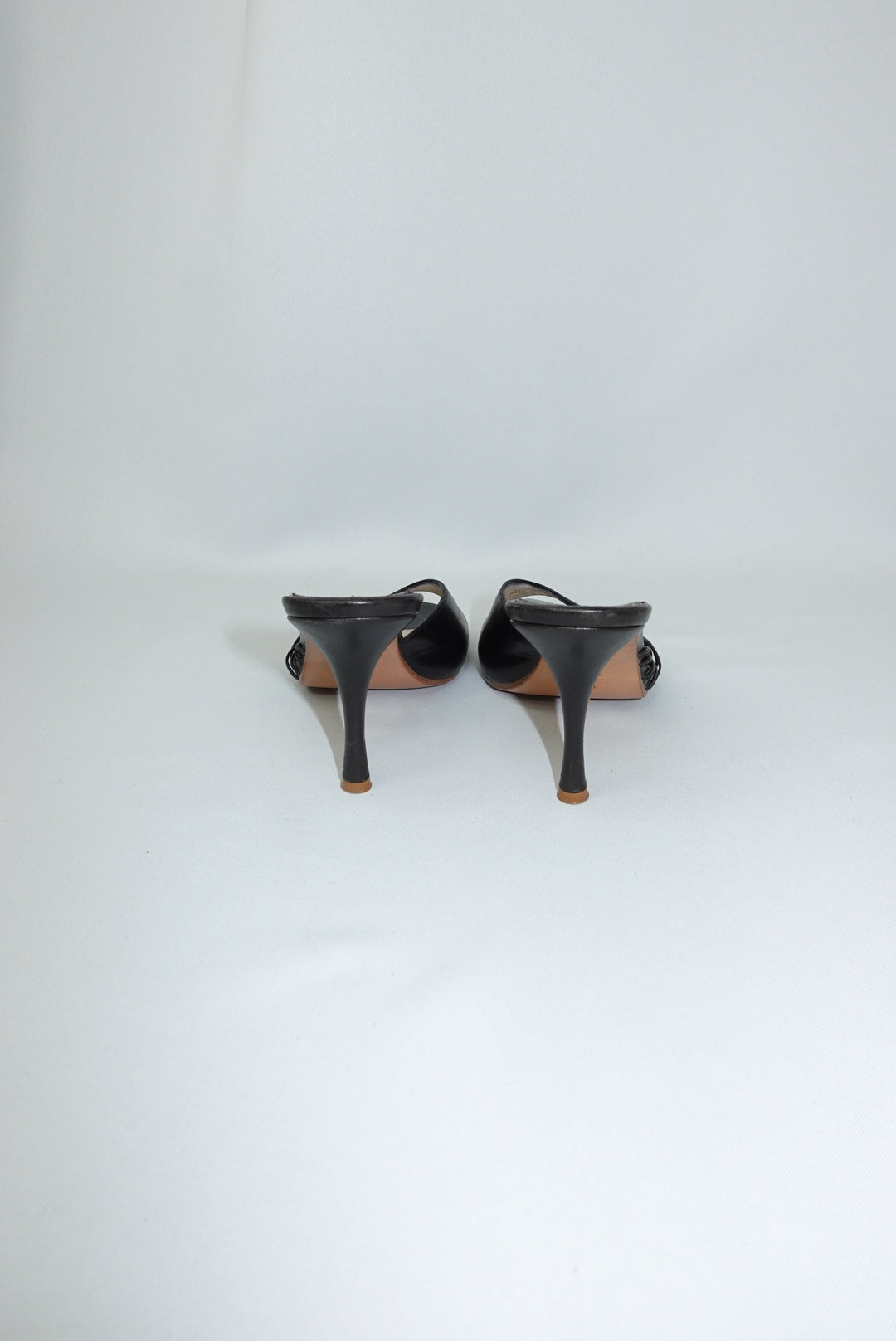 037. Christian Dior Vintage Heeled Mules 38