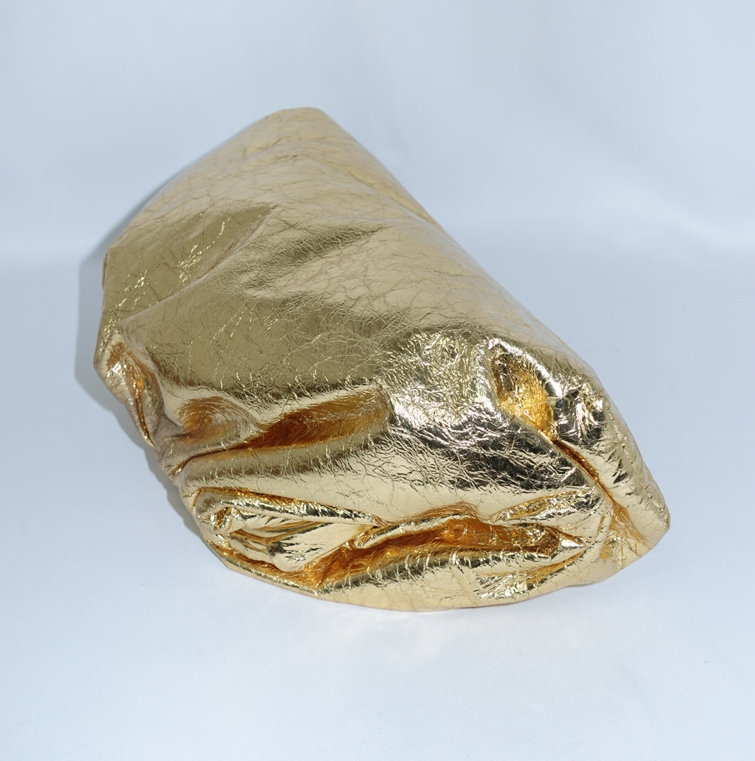 Bottega Veneta Gold Big Pouch