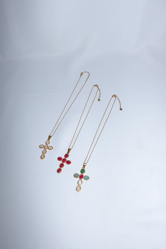 Cross Pendant Necklaces In Stainless Steel