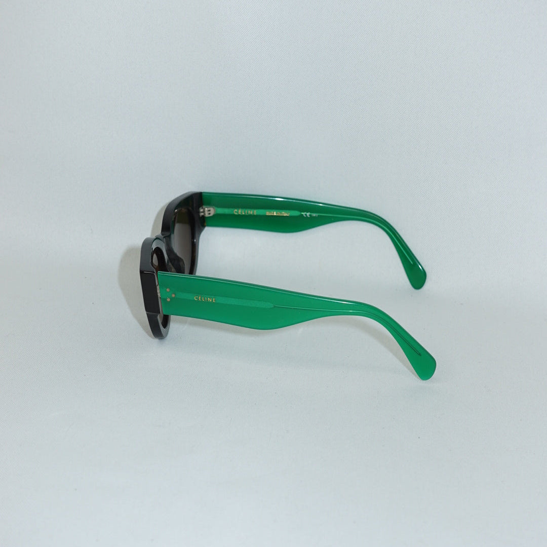 Celine Black and Green Sunglasses