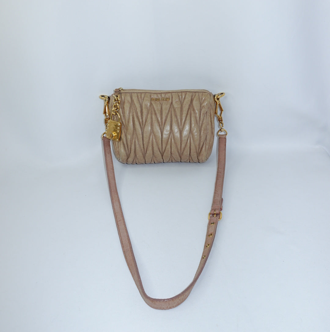 Miu Miu Beige Crossbody