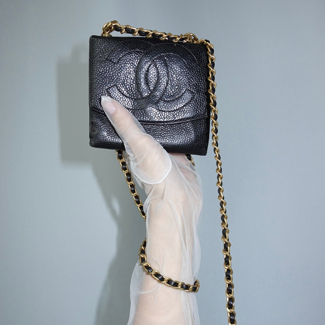 Chanel Mini Wallet w/ Chain