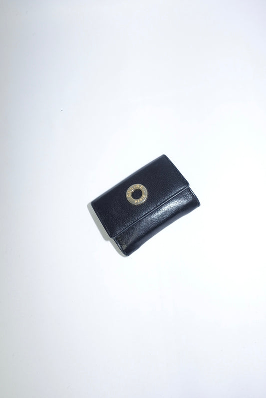 Celine Black Leather Vintage Wallet