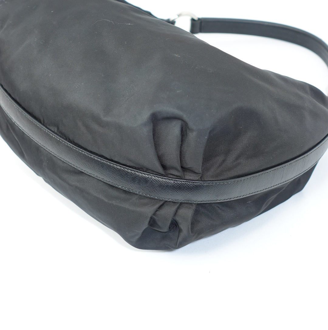Prada Nylon Half Moon Bag