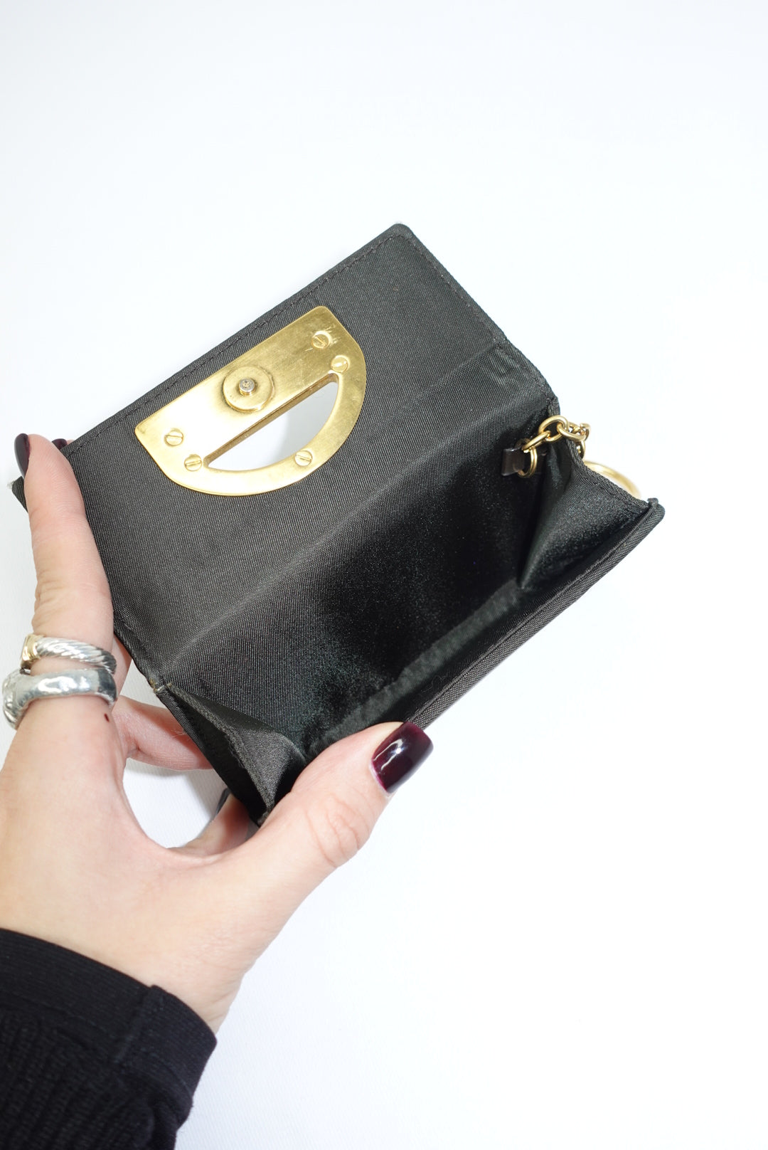 Christian Dior Malice Cheetah Pony Hair Vintage Cardholder