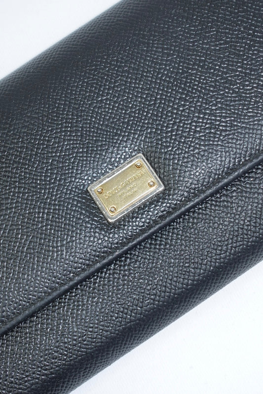 Dolce & Gabbana Black Long Wallet