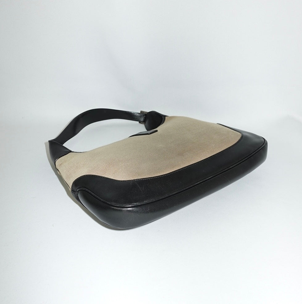 Gucci Jackie Black & Beige Bag