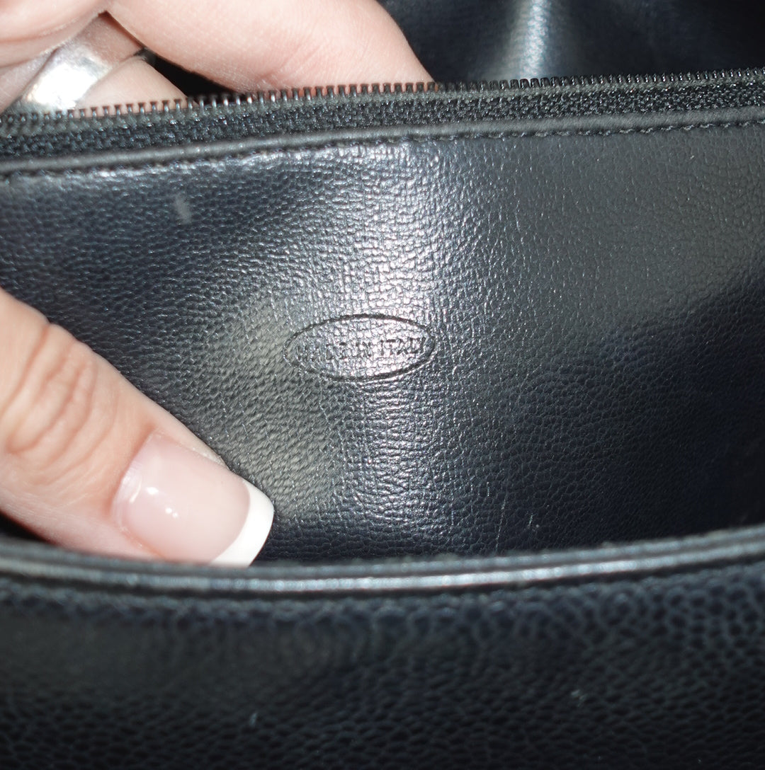 Chanel Black Leather Tote