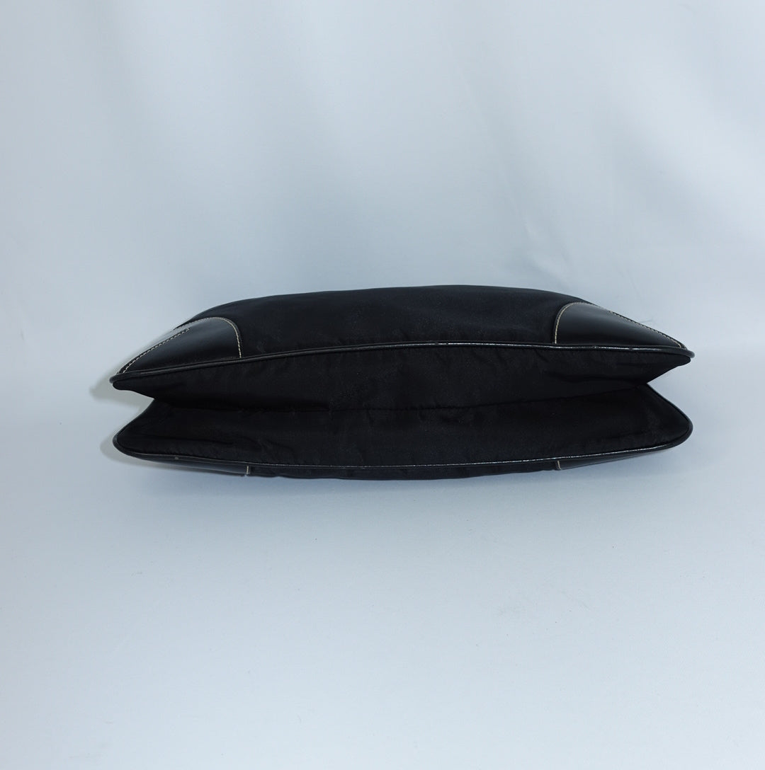 Prada Black Nylon Shoulder Bag