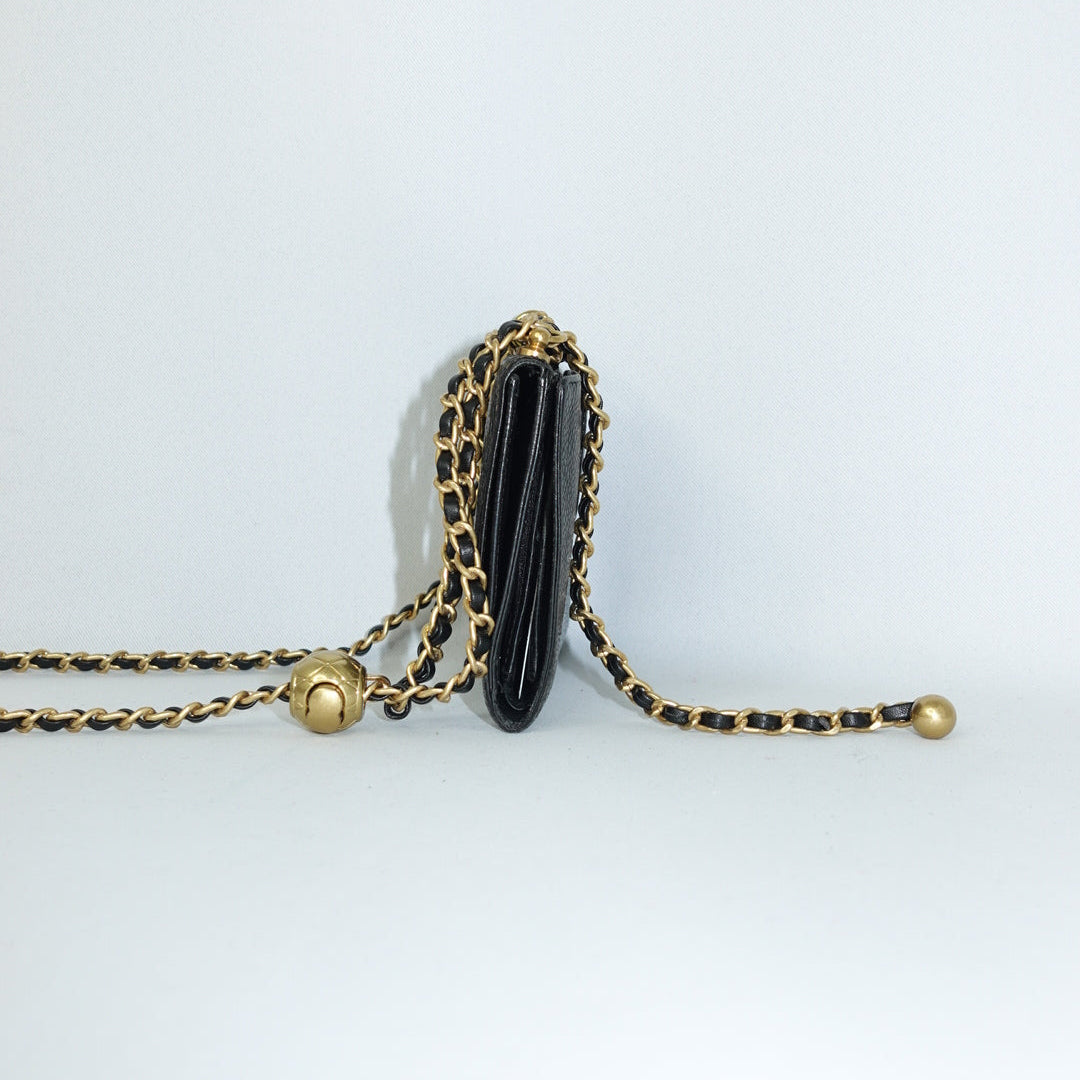 Chanel Mini Wallet w/ Chain