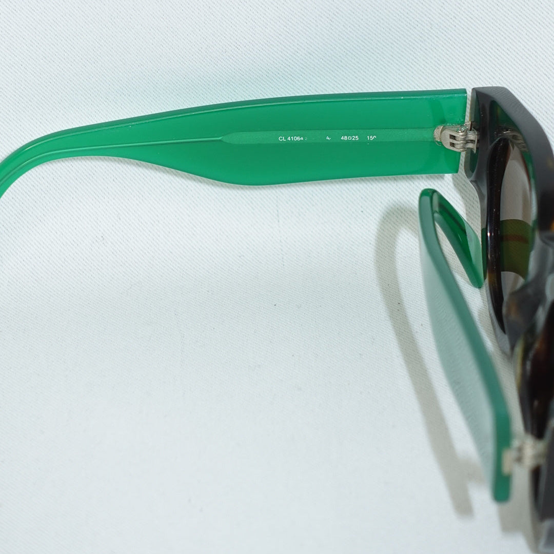 Celine Black and Green Sunglasses