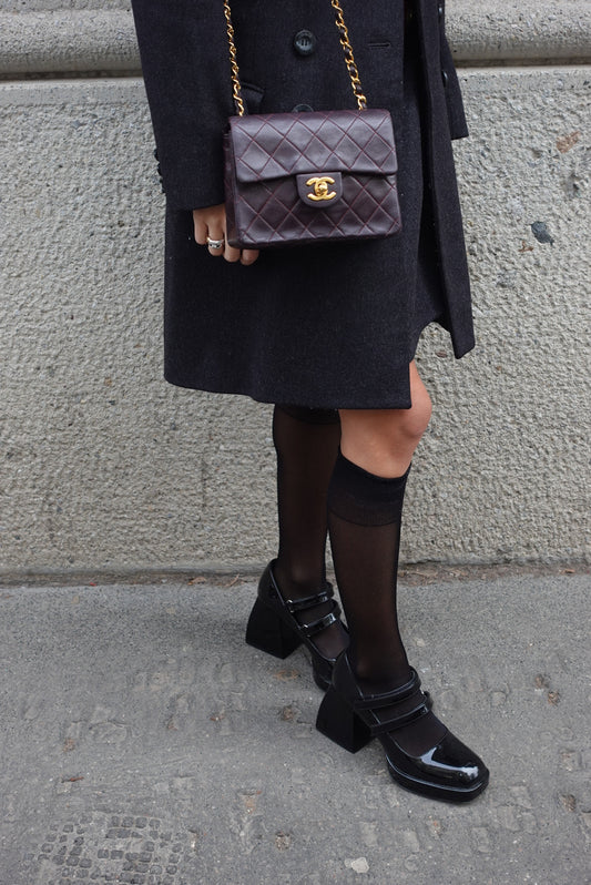 Nodaleto Bulla Babies Black Patent Leather Mary Jane Shoes – Size 37