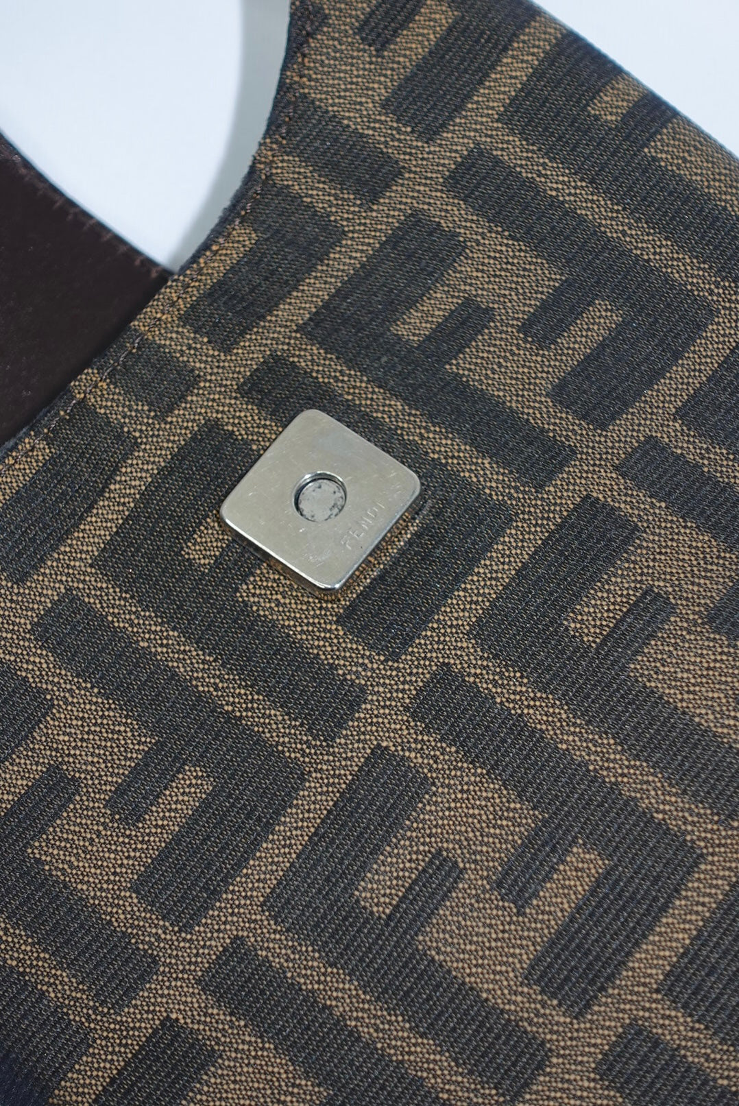 Fendi Monogram Zucca Vintage Bucket Bag