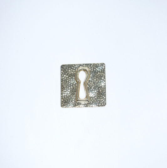 Gold Toned Lock Brooch