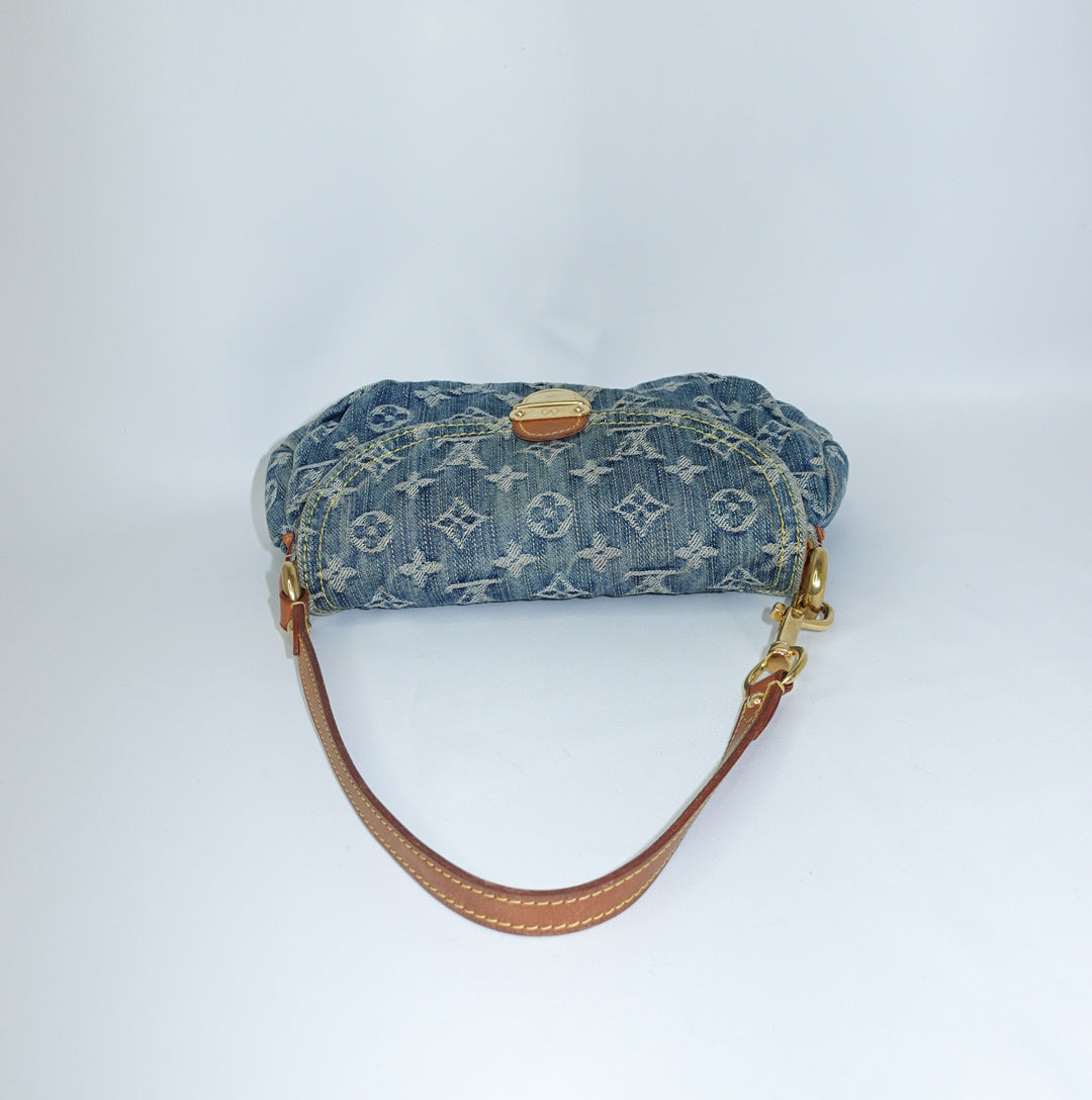 Louis Vuitton Denim Pleaty Mini Bag