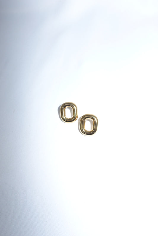 Square Shaped Earrings in Stainless Steel
