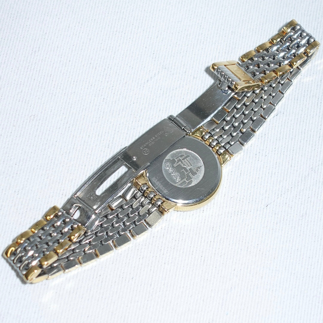 Omega De Ville Round Small Gold & Silver Watch