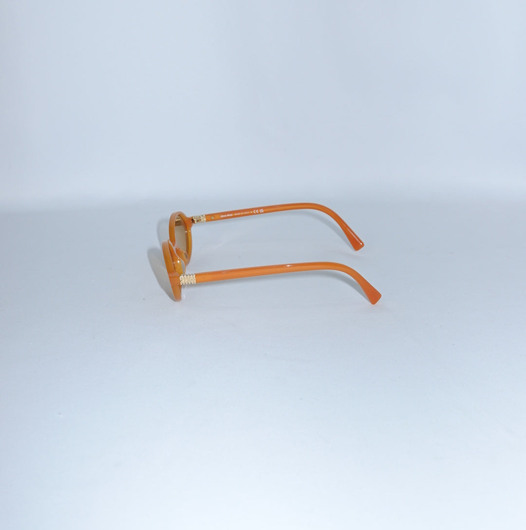 Miu Miu Orange Regard Sunglasses