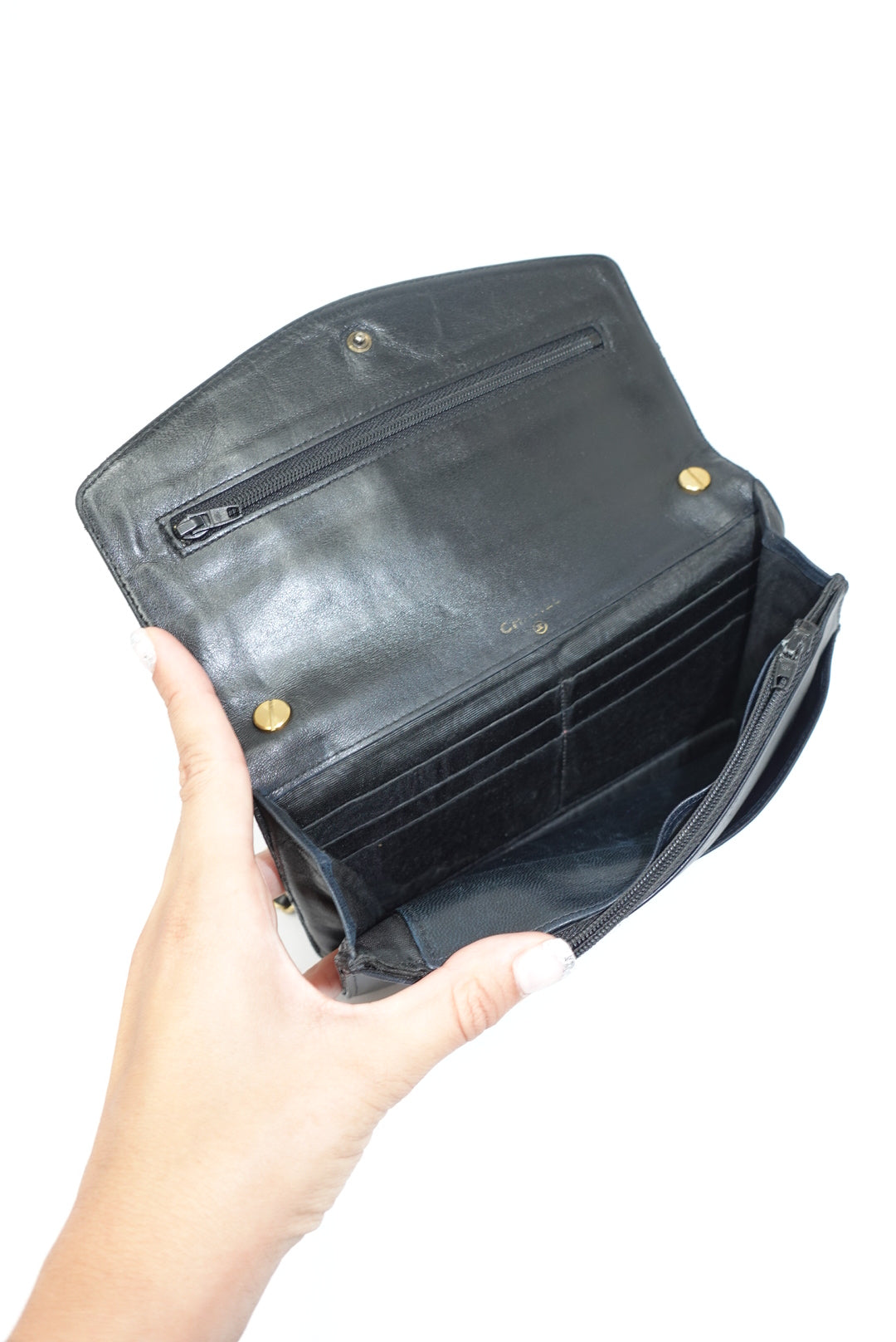 Re-Worked Chanel CC Flap Vintage W.O.C Lambskin