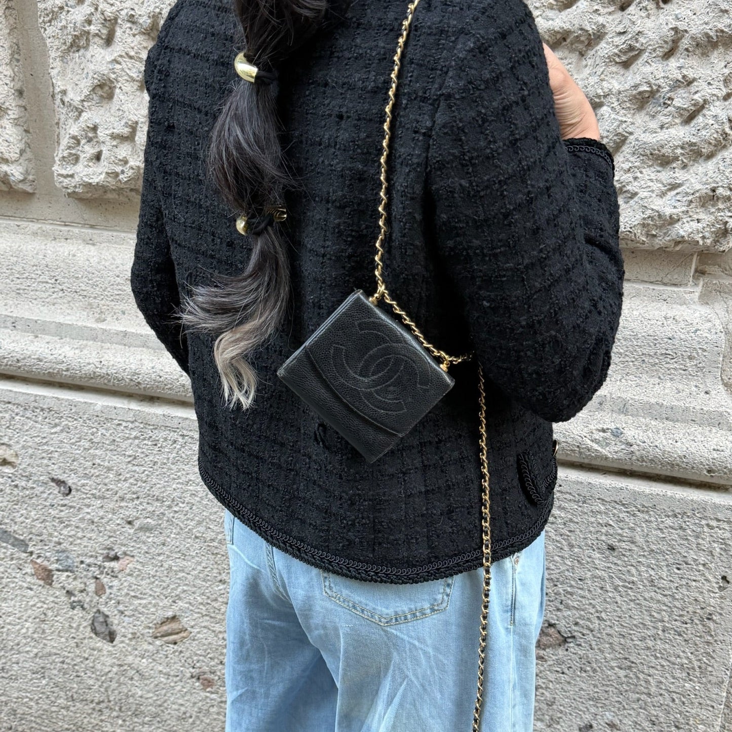 Chanel Mini Wallet w/ Chain