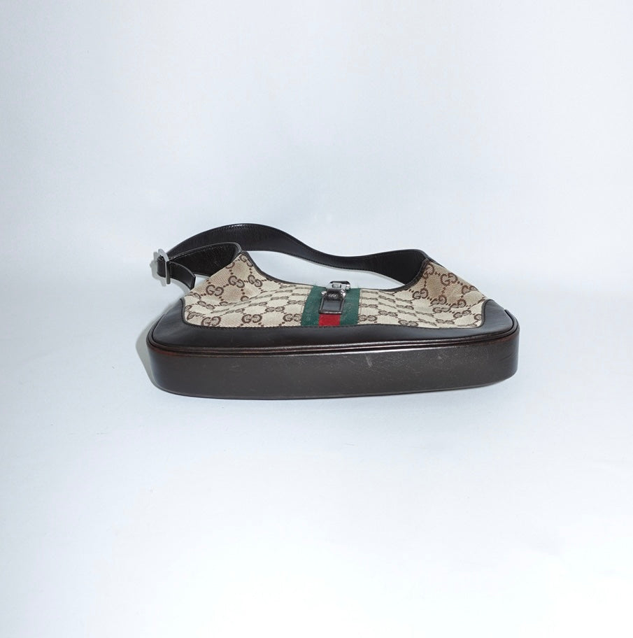Gucci Jackie Monogram & Brown Bag