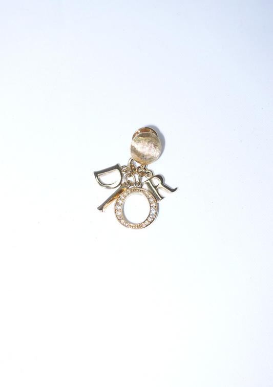 143. Christian Dior Drop Dangle Motif Brooch