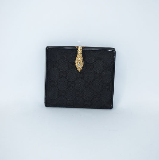 Gucci Black Monogram Wallet