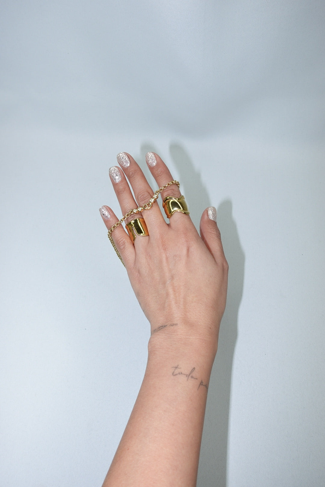 Christian Dior Gold Toned Vintage Necklace CD Logo Crystals