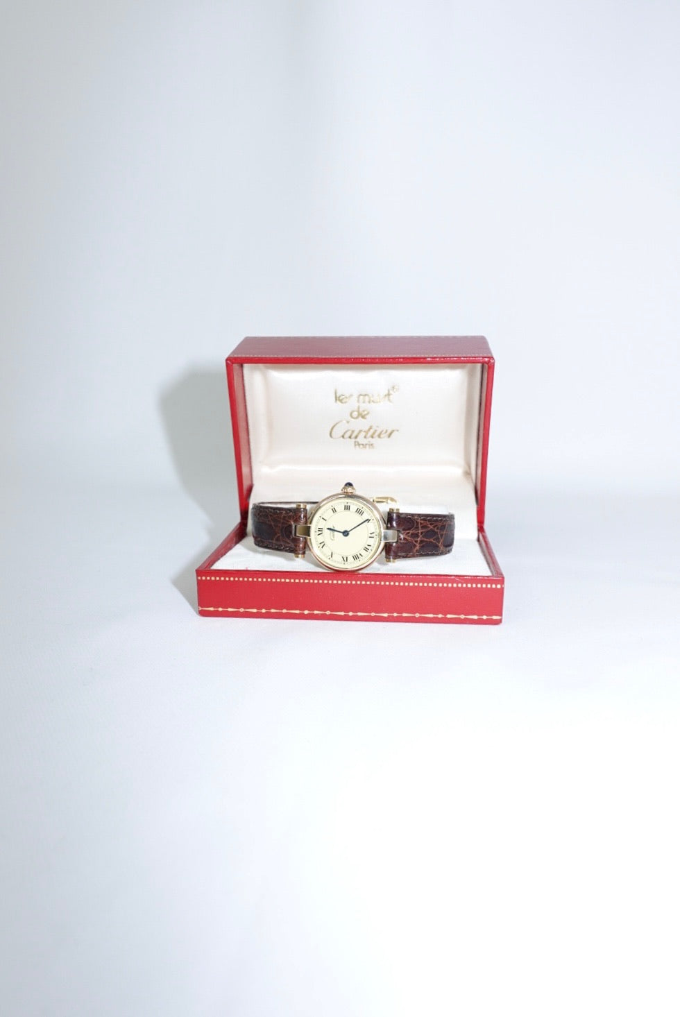 Cartier Must Vendôme 24mm  Gold Toned Vintage Watch