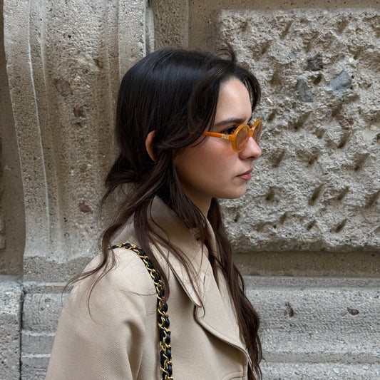 Miu Miu Orange Regard Sunglasses