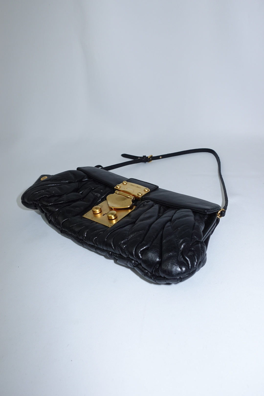 Miu Miu Black Coffer Pochette