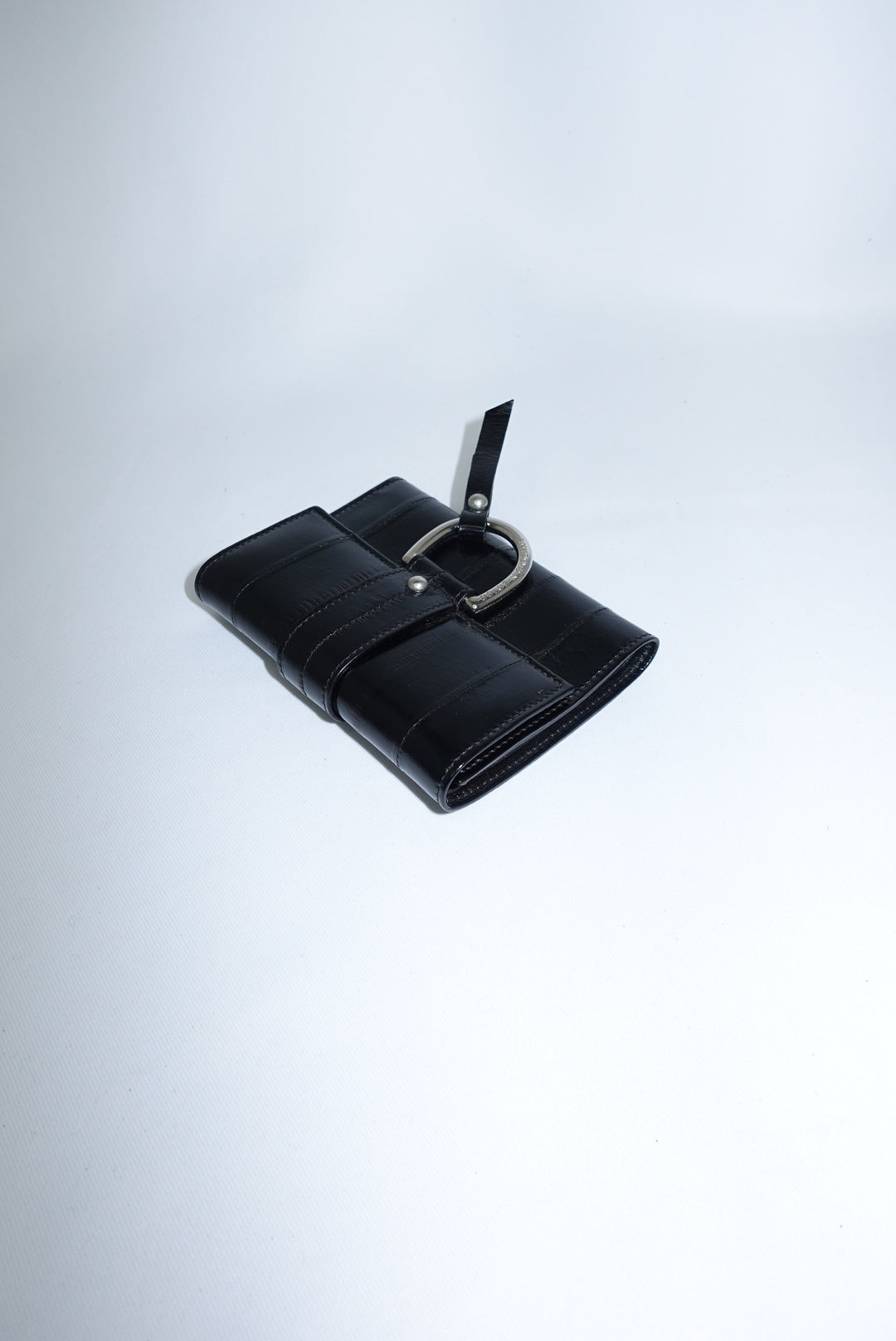 Dolce & Gabbana Vintage Black Patent Leather Wallet