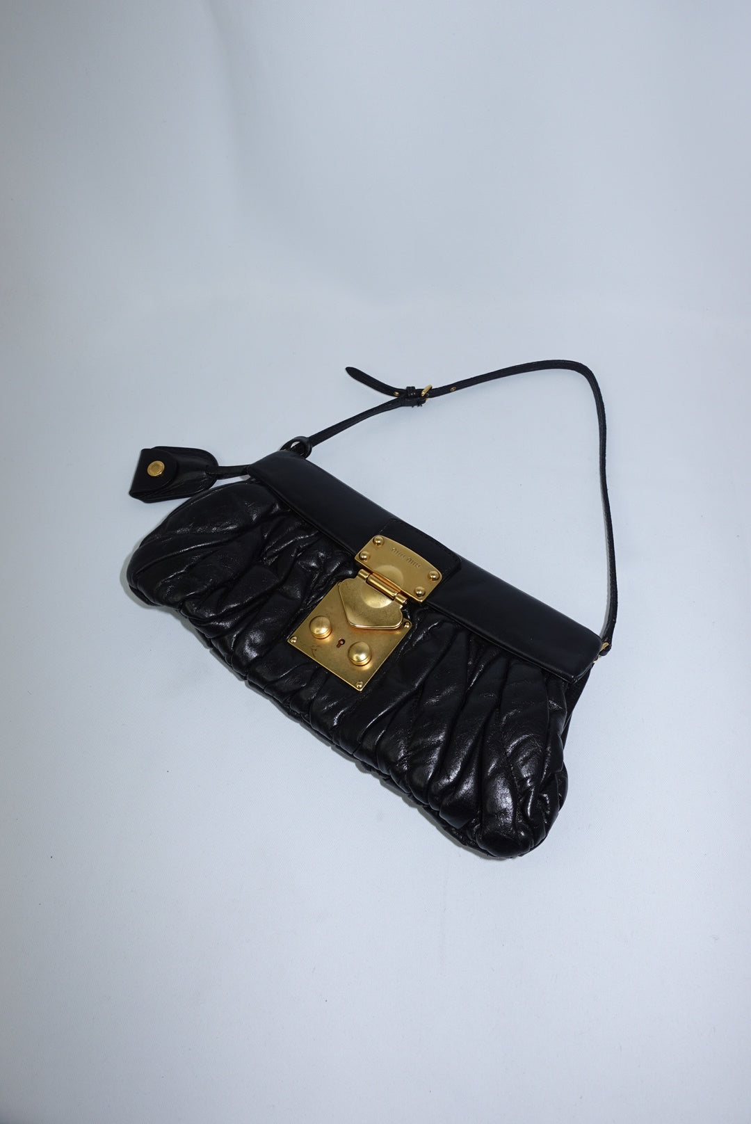 Miu Miu Black Coffer Pochette