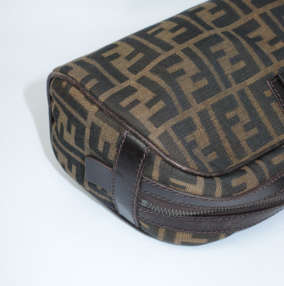 Fendi Bassotto Zucca Brown Bag