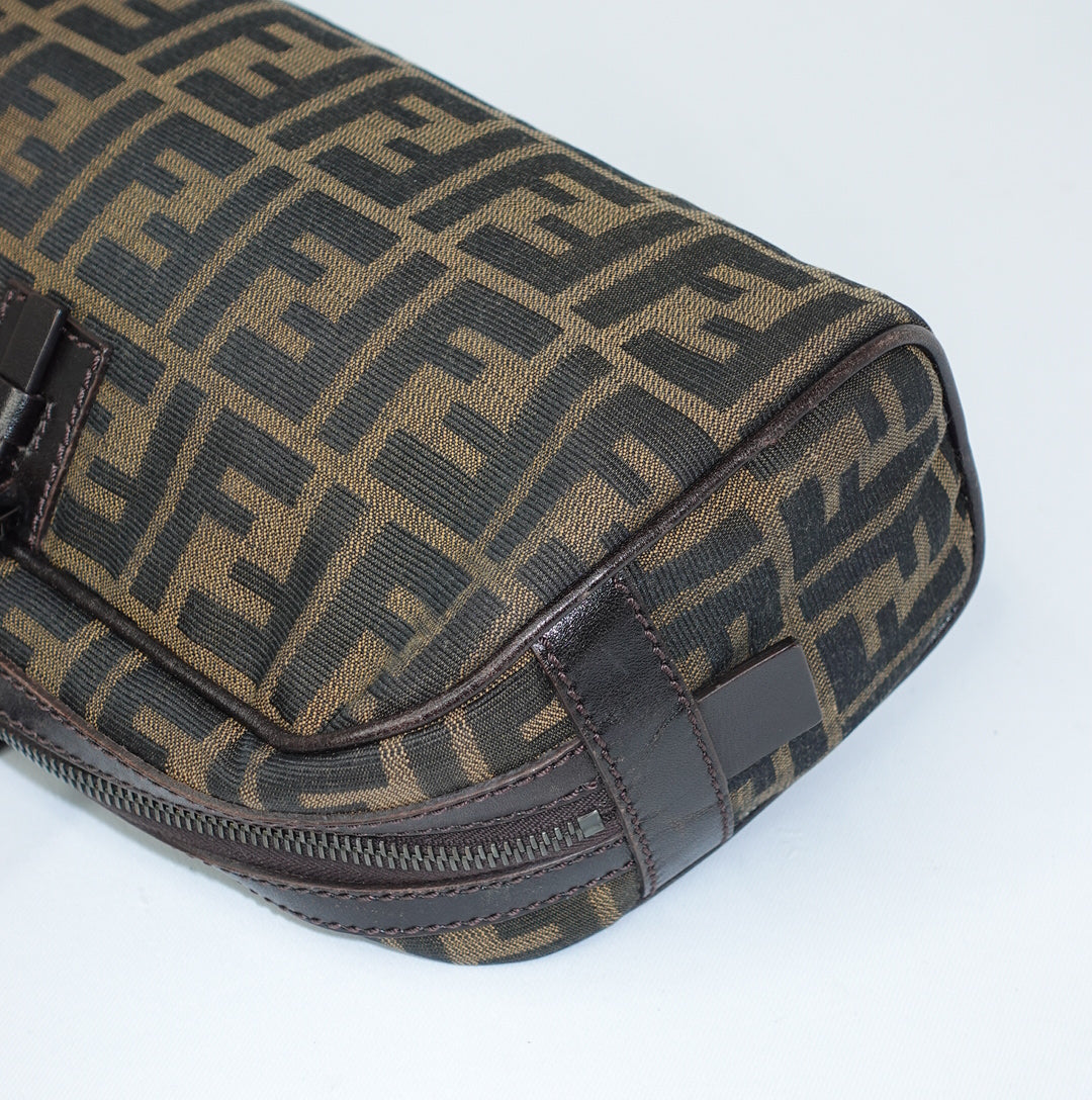 Fendi Bassotto Zucca Brown Bag
