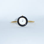     Gucci vintage gold watch with colorful interchangeable bezels